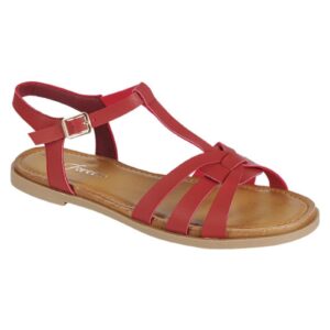 FOREVER COMFORT RED SANDALS